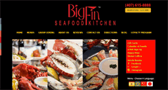 Desktop Screenshot of bigfinseafood.com